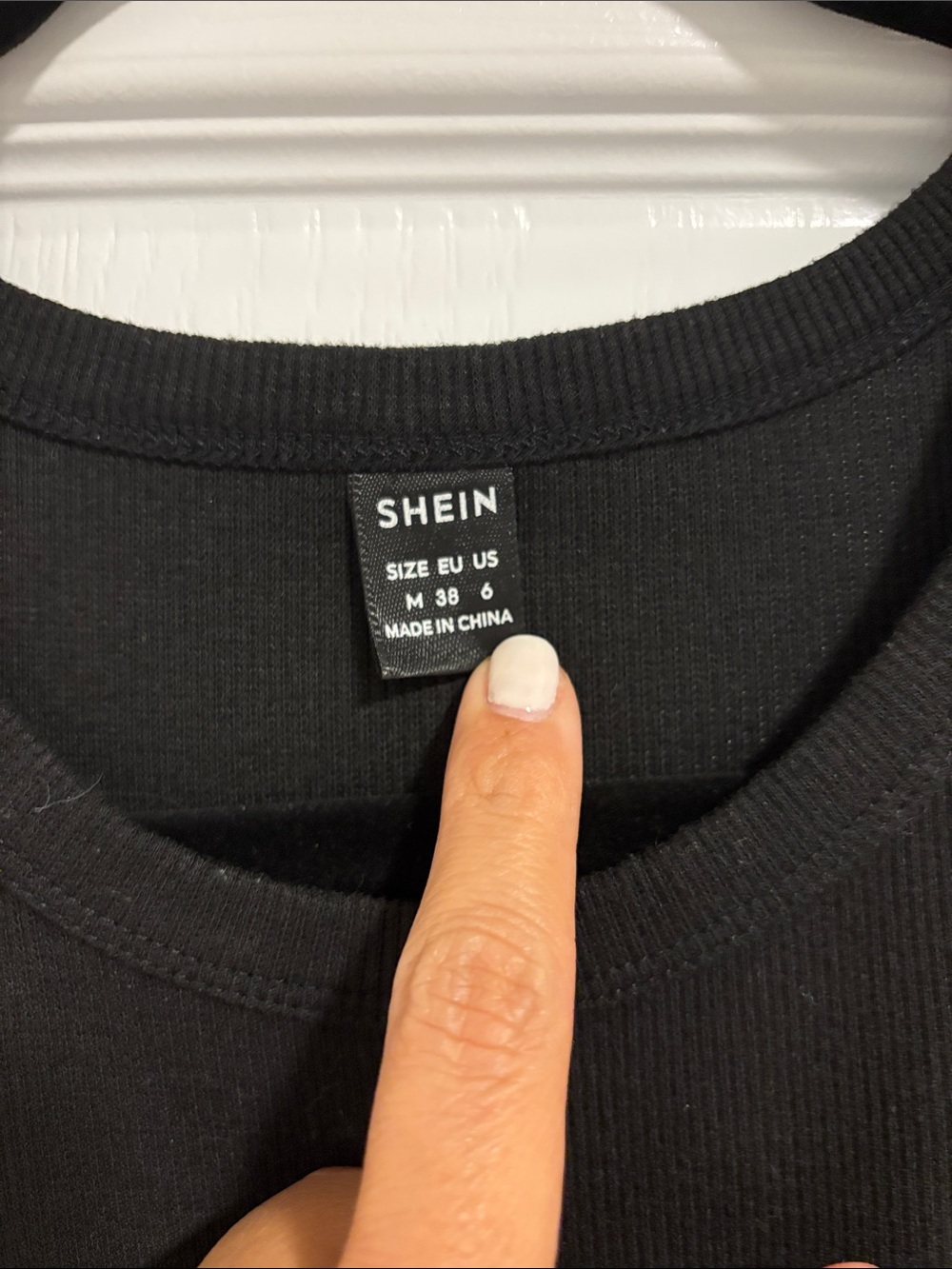 SHEIN Black Ribbed Dress - Picture 2 of 3
